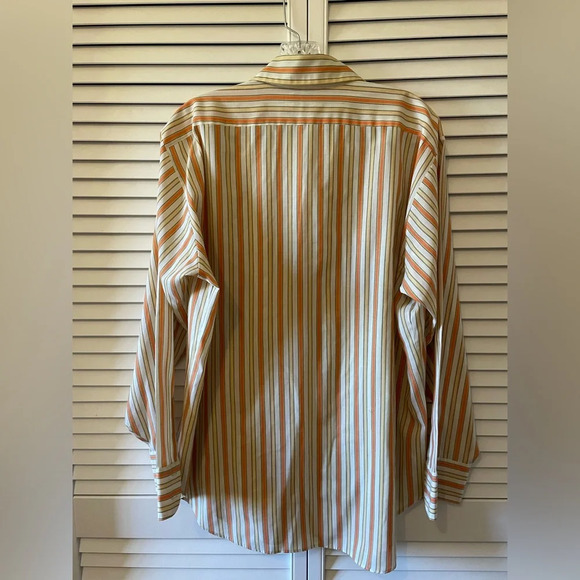 Vintage 1970s Arrow Kent Collection Men’s Button Down Striped 16-34 Drake II - Picture 6 of 16
